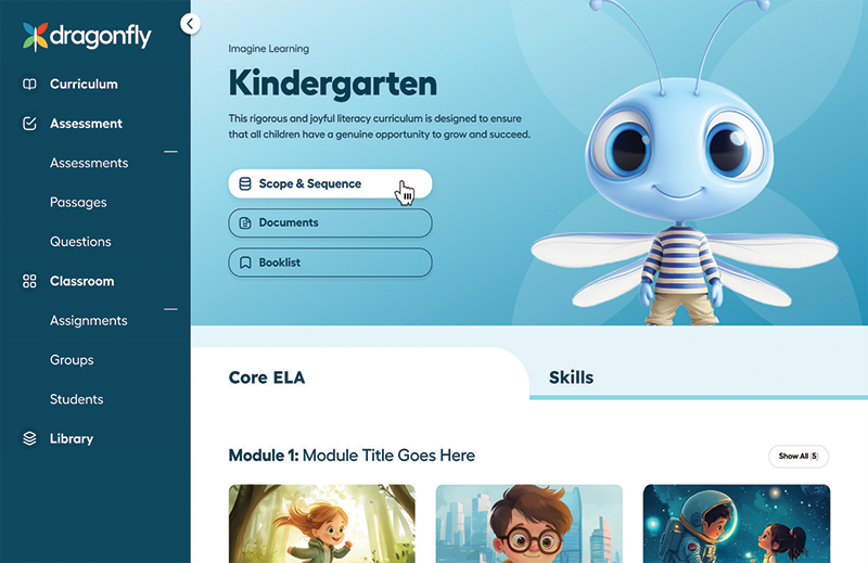 Screen preview of Dragonfly digital course.