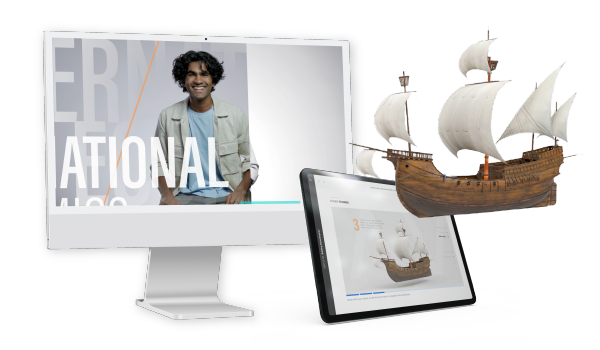 Traverse curriculum on screens.